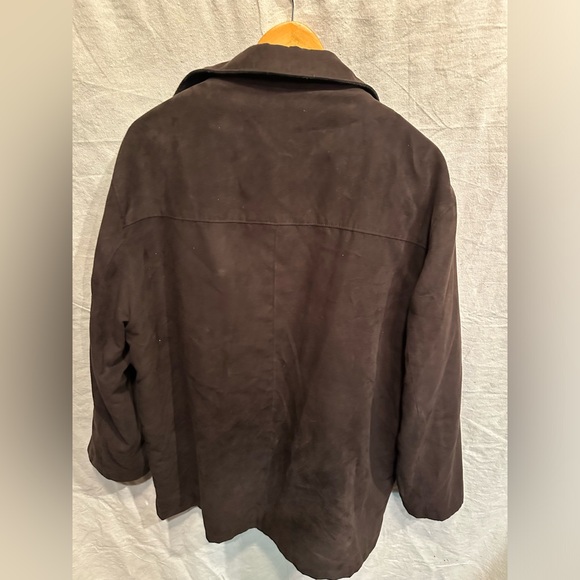 Calvin Klein men’s jacket 42 regular brown with charcoal lining - Picture 3 of 6